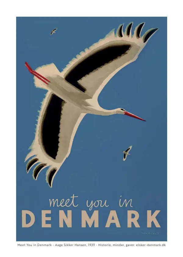 Meet you in Denmark postkort
