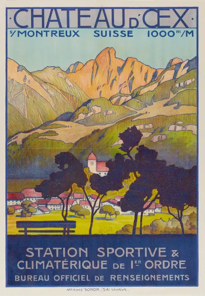 Château-d’Œx – Station sportive & climatérique de 1er ordre