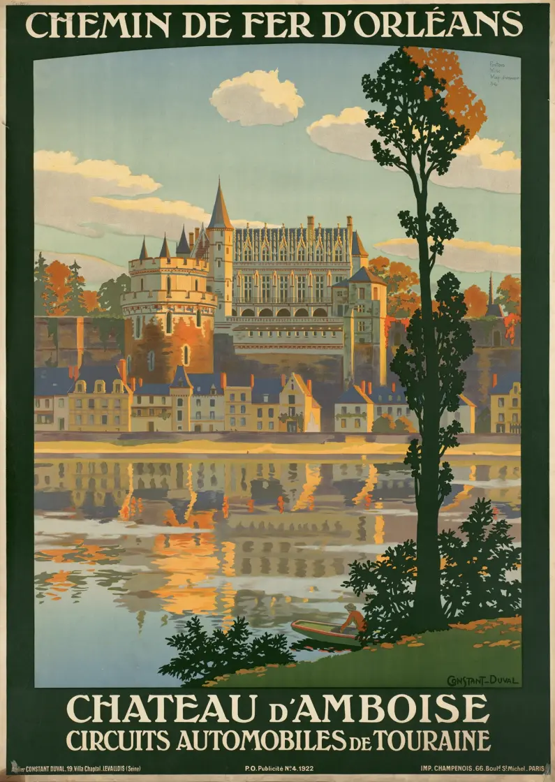 Chateau d’Amboise. Circuites Automobiles de Touraine