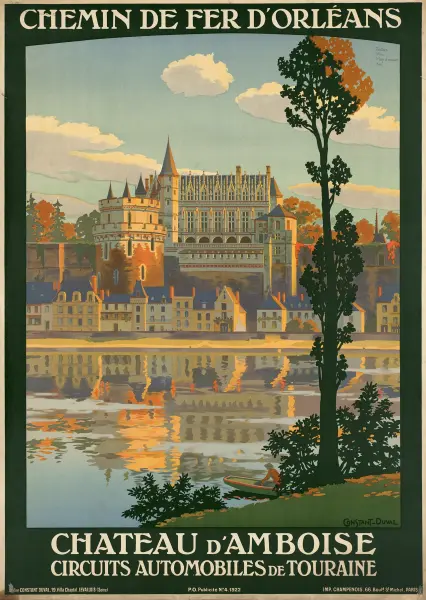 Chateau d’Amboise. Circuites Automobiles de Touraine
