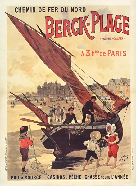 Chemin de fer du Nord. Berck-plage